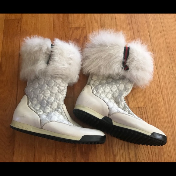 💯 Authentic GUCCI fur boots - Picture 1 of 16